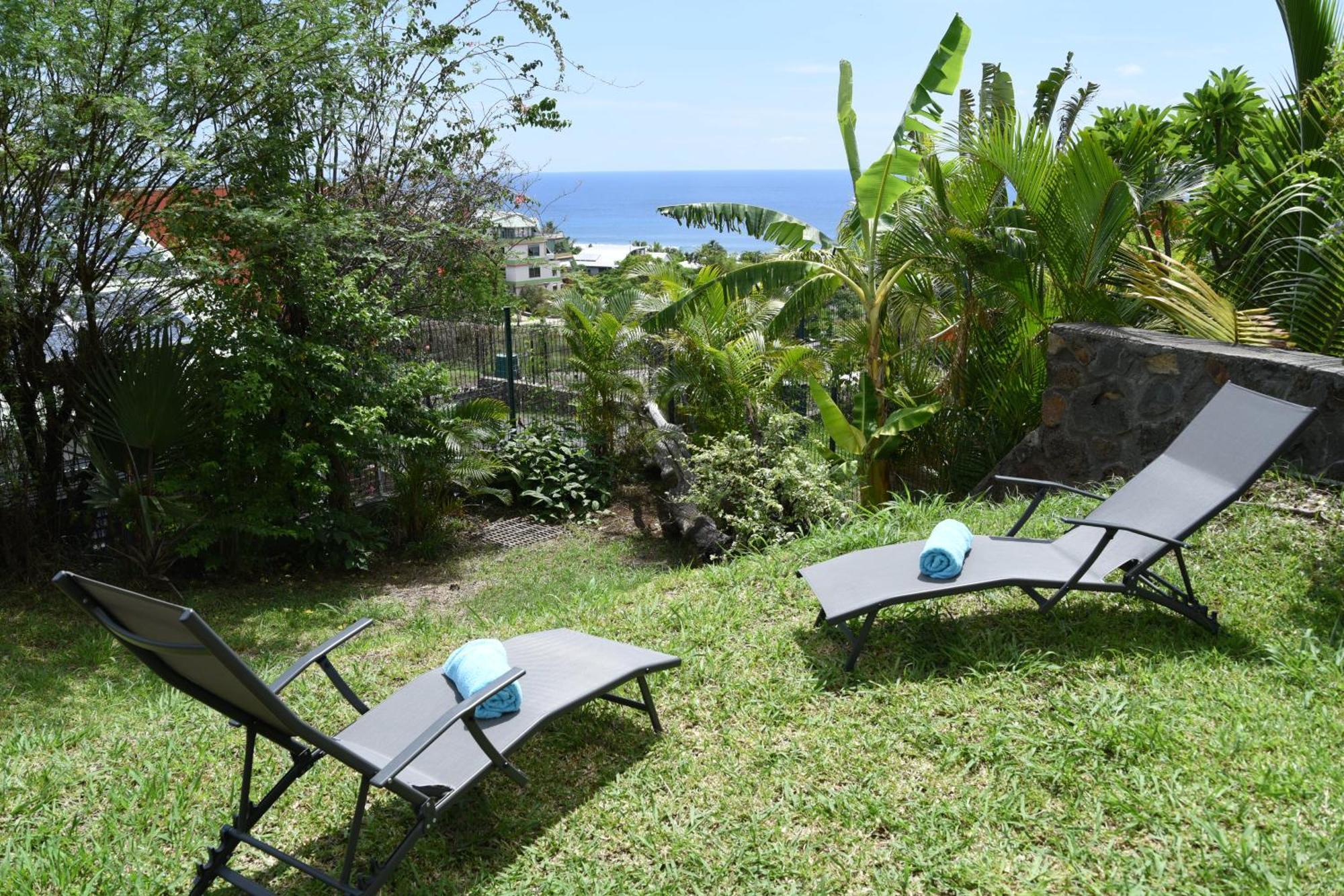 T2 Classe 4 Etoiles Avec Jardin, Piscine, Vue Mer A Saint-Gilles-Les-Bains 외부 사진